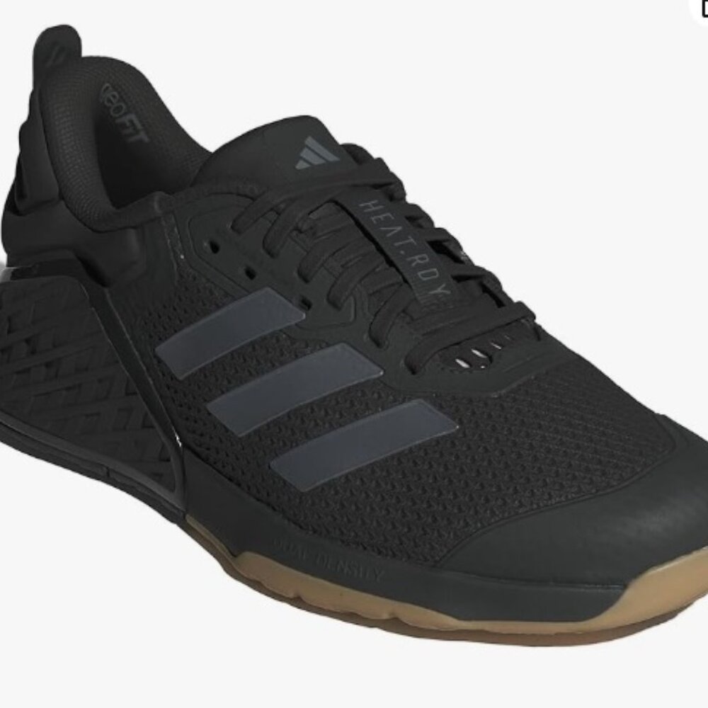 Adidas Dropset 3 Training Shoes 5.5 Women Black Grey NWOT With Box